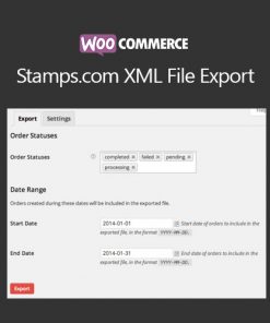 Woocommerce Stamps.com Xml File Export