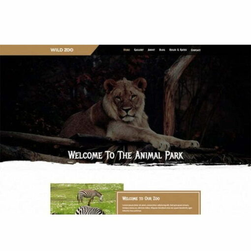 Wild Zoo Html Template 640x433.jpg